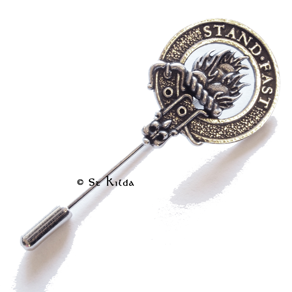 Scottish Clan Crest Lapel Pin St Kilda Store