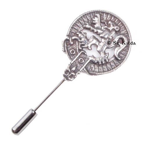 Lapel/Tie Pin with Lion Rampant Crest