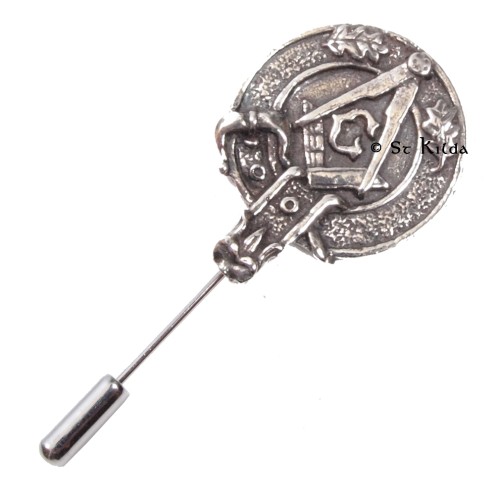 Lapel/Tie Pin with Masonic Crest