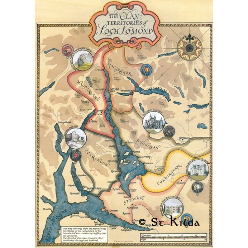 Loch Lomond Clan Map