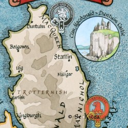 Isle of Skye Clan Map