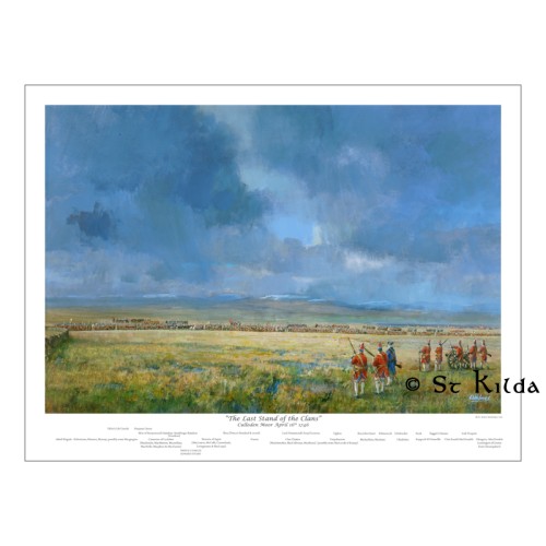 The Battle of Culloden - Last Stand of the Clans - Fine Art Print