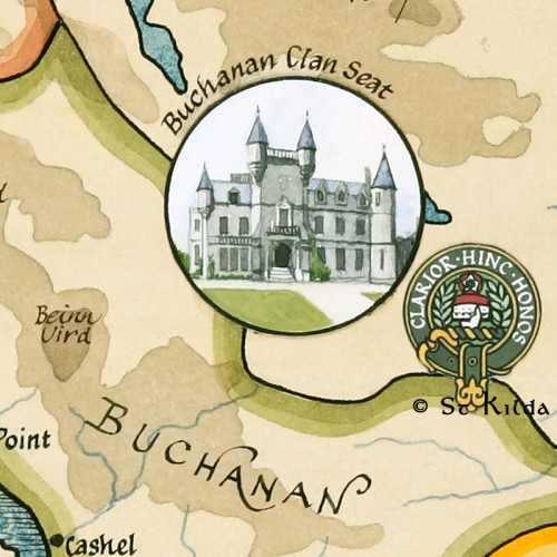 Loch Lomond Clan Map