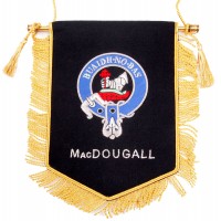 Embroidered MacDougall Clan Banner