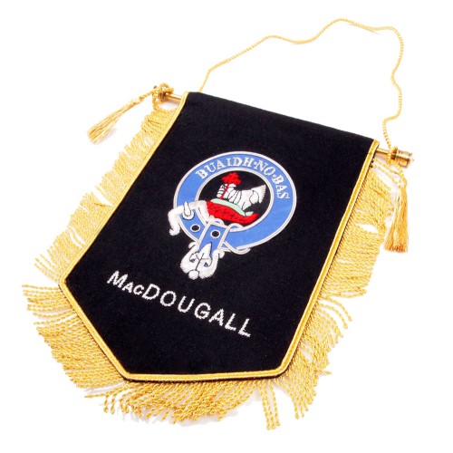 Embroidered MacDougall Clan Banner