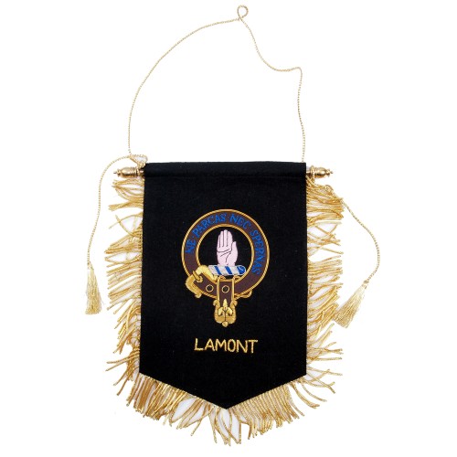 Embroidered Lamont Clan Banner