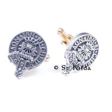 <br>Clan Cameron Crest Cufflinks