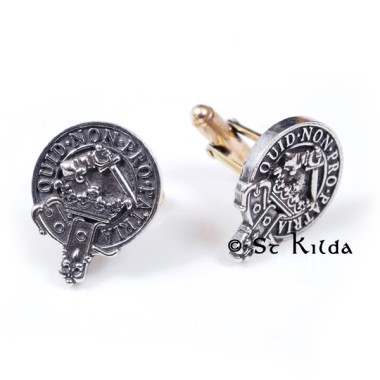 <br>Clan Dewar Crest Cufflinks