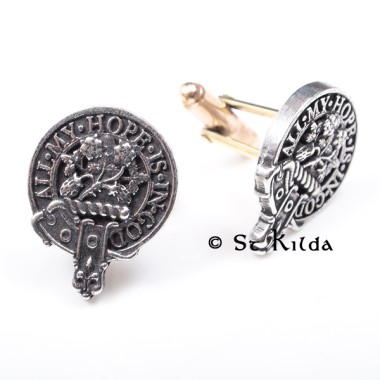 <br>Clan Fraser Crest Cufflinks