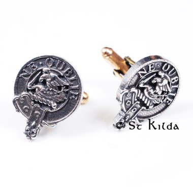 <br>Clan Graham Crest Cufflinks