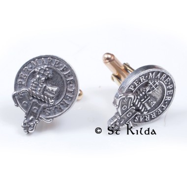 <br>Clan Macdonald of Sleat Crest Cufflinks