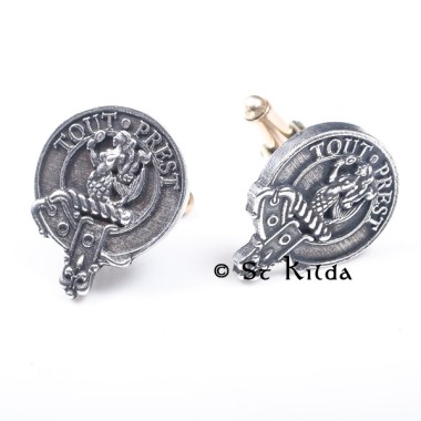 <br>Clan Murray Crest Cufflinks