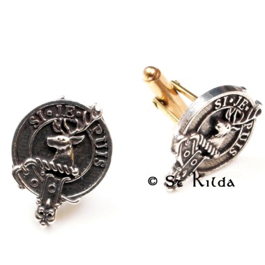 <br>Clan Colquhoun Crest Cufflinks