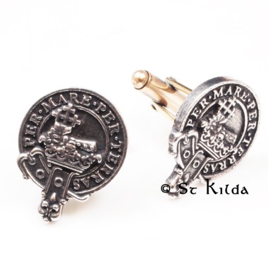 <br>Clan Macdonald Crest Cufflinks