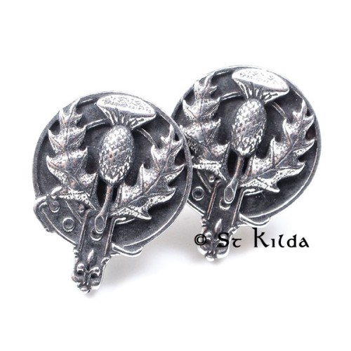 Cufflinks Scottish Thistles