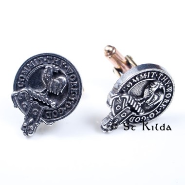 <br>Clan Sinclair Crest Cufflinks