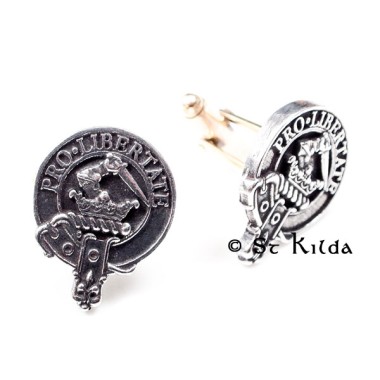 <br>Clan Wallace Crest Cufflinks