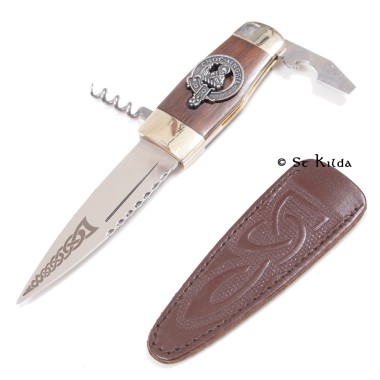Officer Sgian Dubh <br>Clan Maclea Crest