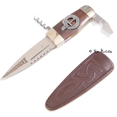 Officer Sgian Dubh <br>Clan Maclellan Crest