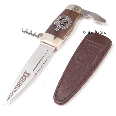 Officer Sgian Dubh <br>Clan Rose Crest