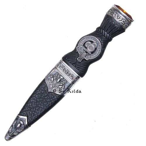 Sgian Dubh - Gear Crest "Don't let them grind you down."