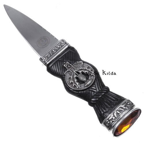 Sgian Dubh - Thistle Crest