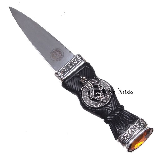 Sgian Dubh - Masonic Crest