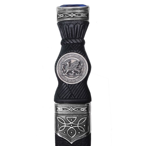 Sgian Dubh - Welsh Dragon Crest