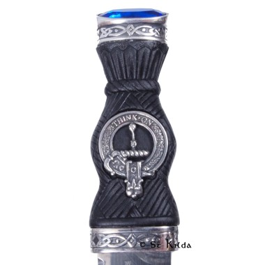 Sgian Dubh - <br>Clan Maclellan Crest