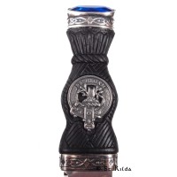 Sgian Dubh - <br>Clan Crosbie Crest