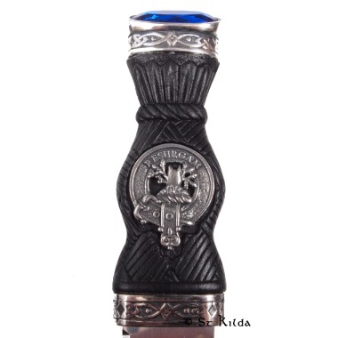 Sgian Dubh - <br>Clan Crosbie Crest