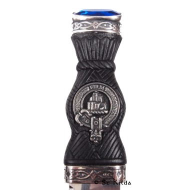 Sgian Dubh - <br>Clan Dalrymple Crest