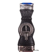 Sgian Dubh - <br>Clan Dalziel Crest