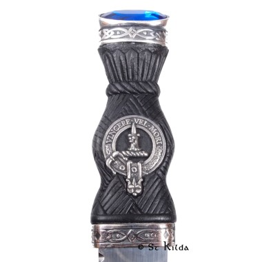Sgian Dubh - <br>Clan Macdowall Crest
