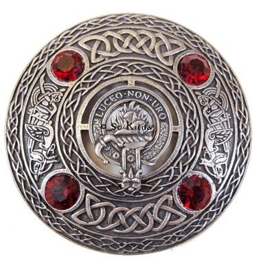 Plaid Brooch <br>Clan Mackenzie Crest