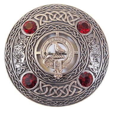 Plaid Brooch <br>Clan Mackie Crest