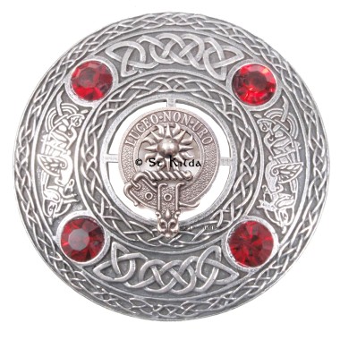 Plaid Brooch <br>Clan MacLeod of Raasay Crest