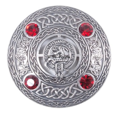 Plaid Brooch <br>Clan Macqueen Crest