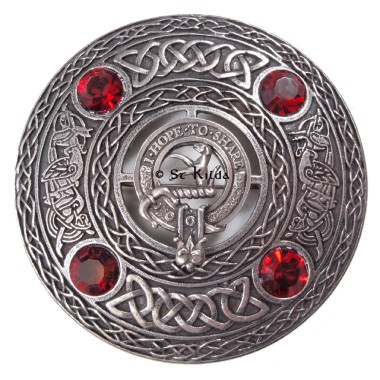 Plaid Brooch <br>Clan Riddell Crest
