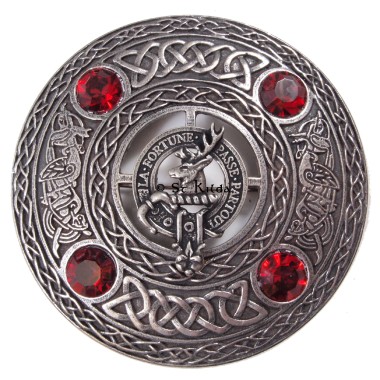 Plaid Brooch <br>Clan Rollo Crest