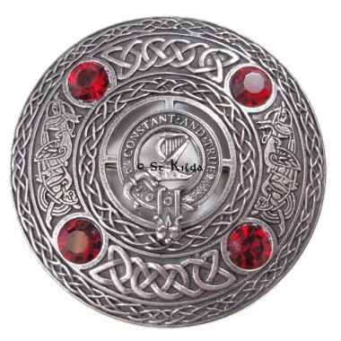Plaid Brooch <br>Clan Rose Crest