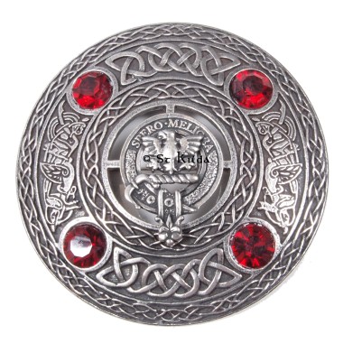 Plaid Brooch <br>Clan Sandilands Crest