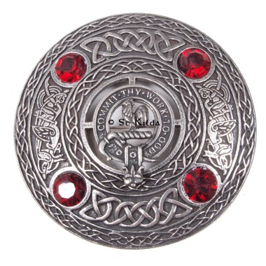Plaid Brooch <br>Clan Sinclair Crest