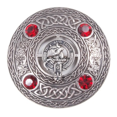 Plaid Brooch <br>Clan Tweedie Crest