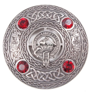 Plaid Brooch <br>Clan Wallace Crest