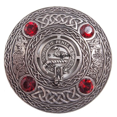 Plaid Brooch <br>Clan Wemyss Crest