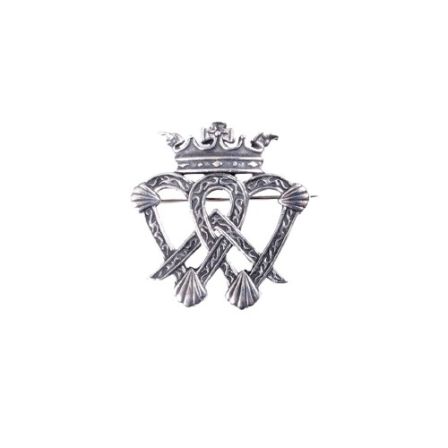 Crowned Luckenbooth Brooch