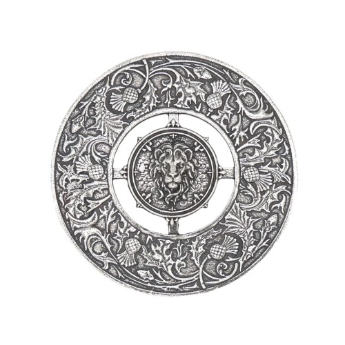 Plaid Brooch - the Treasure Lion
