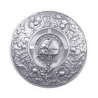 Plaid Brooch Caledonia Thistle Small Clan Armstrong Crest 