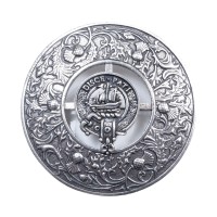 Plaid Brooch Caledonia Thistle Small Clan Duncan Crest 
